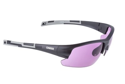 Окуляри ONRIDE Lead 30 матово чорні з лінзами HD purple (19%) 6936116100527 фото
