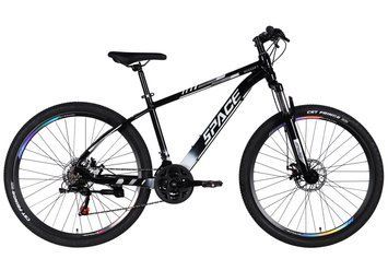 Велосипед AL 27.5" SPACE MERCURY DD FR рама-17" чорно-білий 2026 VLT-OPS-SP-27.5-075 фото