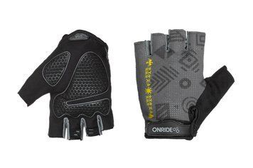 Рукавички ONRIDE Hold 30 Relic, гелеві подушечки, чорний/жовтий розмір XXL VLPR-2526116104939 фото