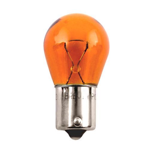 Лампа розжарювання Brevia PY21W 12V 21W BAU15s AMBER CP 12302C фото