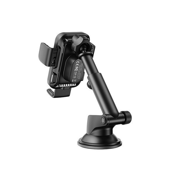Держатель телефона автомобильный XO с беспроводной зарядкой WX036 Automatic Arm Clamp Type Wireless черный XO-WX036 фото