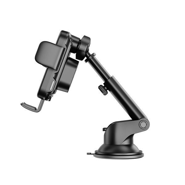 Держатель телефона автомобильный XO с беспроводной зарядкой WX036 Automatic Arm Clamp Type Wireless черный XO-WX036 фото
