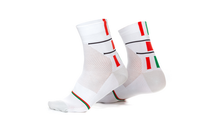 Шкарпетки ONRIDE FOOT білий/червоний 693611600058 фото