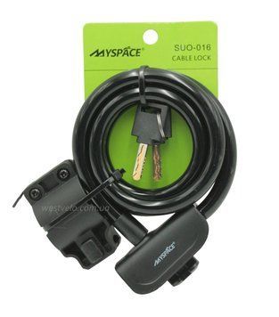 Замок MYSPACE 515 &Oslash;12mm-1200mm на ключ, з кріпленням на раму WVL-040-109 фото