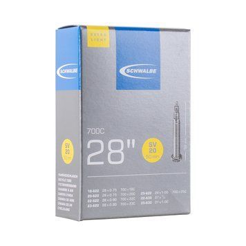 Камера Schwalbe SV 20 Extra Light 28" (18/25-622/630) SV 50мм VLPR-10400103 фото