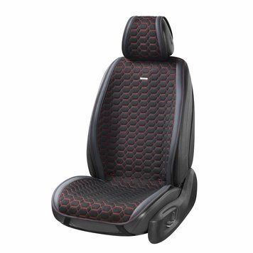 Комплект премиальных накидок для сидений BELTEX Monte Carlo, black-red, BX81110 BX81110 фото