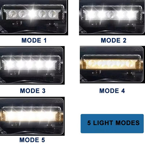 Потужна велофара FY-339B-5LED (white+yellow), Waterproof, Li-Ion, заряджання Type-C 7244031062 фото