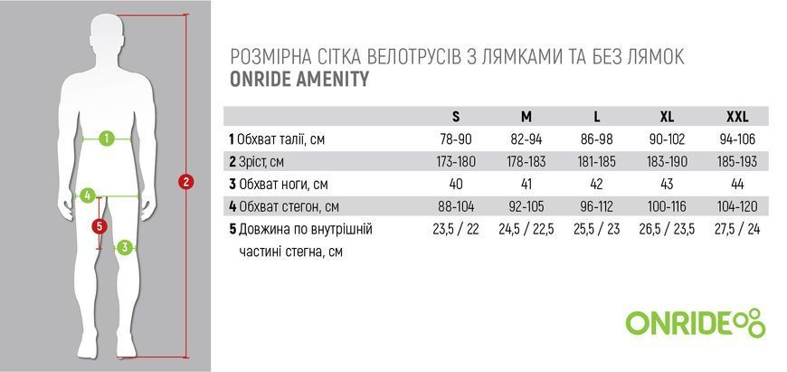 Велотруси без лямок ONRIDE Amenity розмір XS VLPR-2526116103910 фото