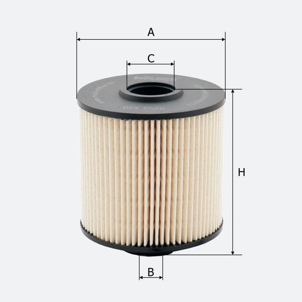 Фільтр паливний Molder Filter KFX 57/2D (95021E, KX67/2DEco, PU10461X) KFX57/2D фото