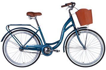 Велосипед ST 26" Dorozhnik AQUAMARINE BH рама-17" темно-синій 2025 VLT-OPS-D-26-335 фото