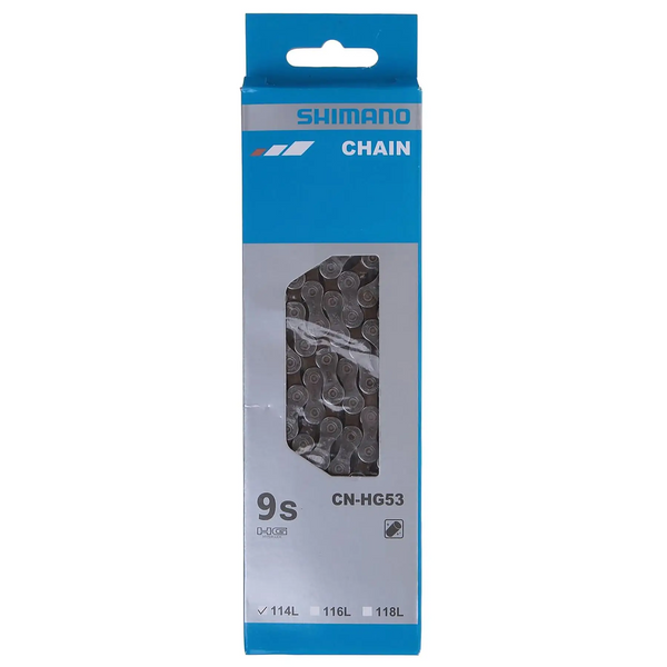 Цепь Shimano CN-HG53 Alivio, 114 звеньев, 9-скоростей ECNHG53C114I фото