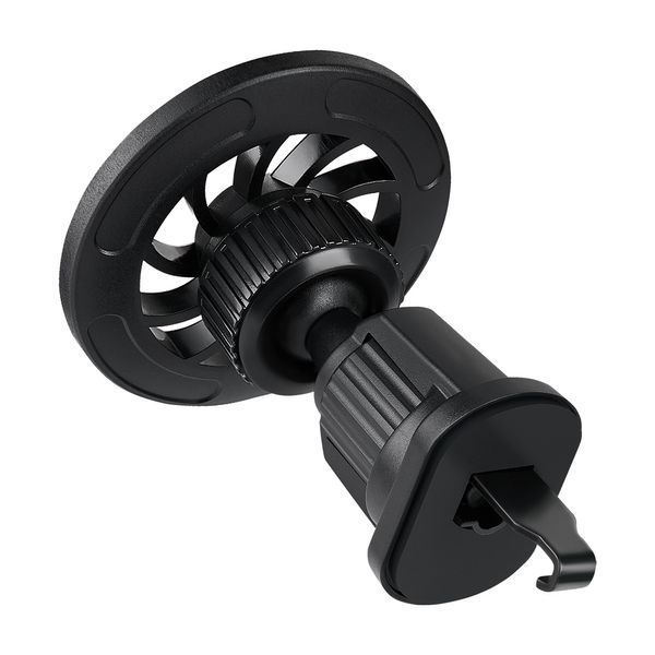 Тримач телефону автомобільний Brevia Air Vent Pro MagRING для дефлектора, магнітний Magsafe, чорний 48610 фото