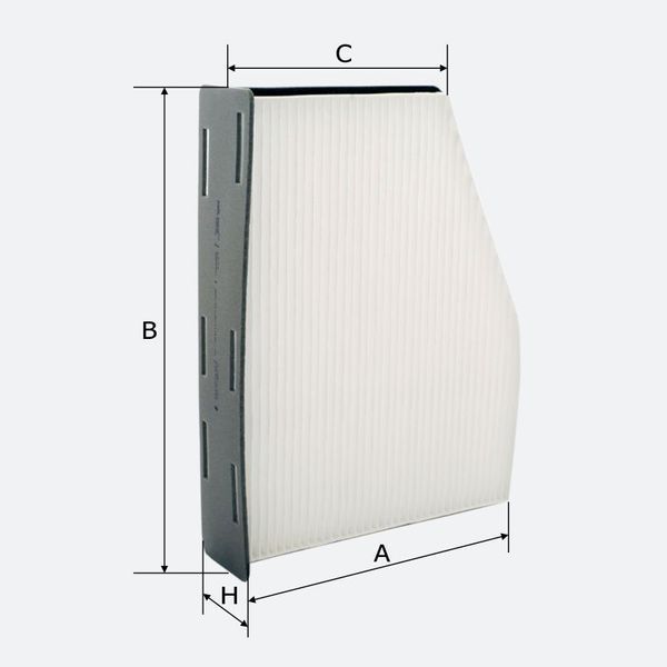 Фільтр салону Molder Filter LK 71 (WP9146, LA181, CU2939) LK71 фото
