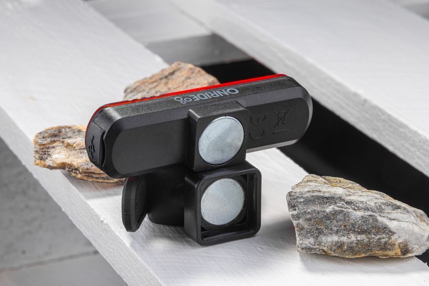 Заднє світло ONRIDE Plato Mag (30 lm, 330 mAh, Type-C), пластикове, кріплення на магніті 2526116104639 фото