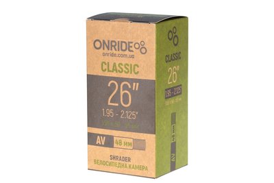 Камера ONRIDE Classic 26"x1.95-2.125" AV 48 6936116100716 фото