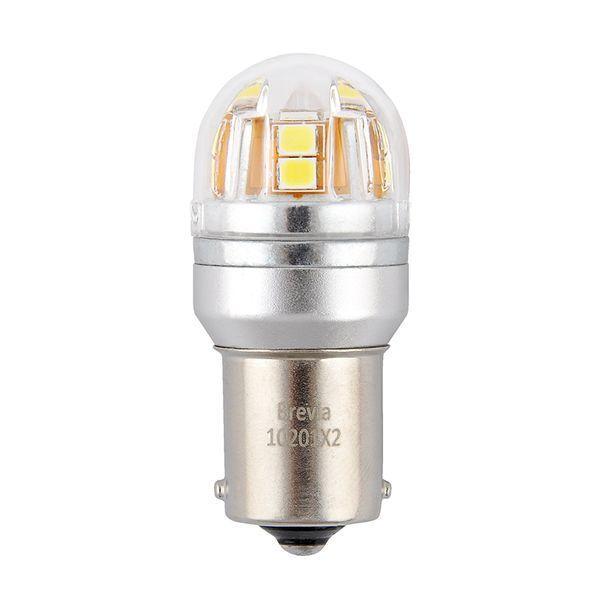 LED автолампа Brevia S-Power P21W 330Lm 15x2835SMD 12/24V CANbus, 2шт 10201X2 фото