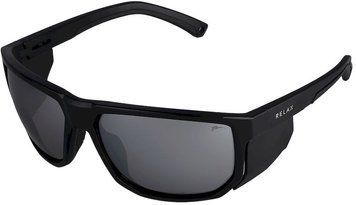 Окуляри Relax Mont Blanc black matt, лінза smoke (PC), silver mirror, кат. 4 VLPR-R5439B фото