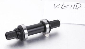 Каретка 140мм x 68 мм шліцевий KENLI KL-11D чорний BMX 37*19мм AM (брендоване пакування) VLT-BBS-029 фото