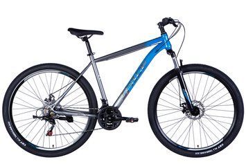 Велосипед ST 29" SPACE MARS DD FR рама-20" синьо-сірий 2026 VLT-OPS-SP-29-168 фото