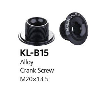 Болт лівого шатуна Kenli KL-B15, алюміній, M20x13,5 (Hollowtech) VLPR-KL-B15 фото