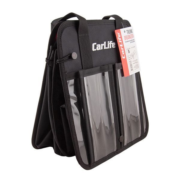 Сумка органайзер CarLife (трансформер) S 52х26х28см Тк. PVC 1680 D черная To120 фото