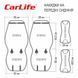 Комплект премиальных накидок для сидений CarLife Nitro, black, SC40104 SC40104 фото 2