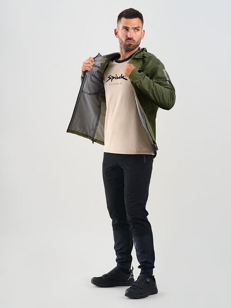 Куртка Spiuk All Terrain Waterproof мужская зеленая M VLP-CLP-16-64 фото