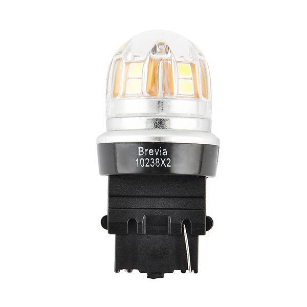 LED автолампа Brevia S-Power P27W (3156) 330Lm 15x2835SMD 12/24V CANbus, 2шт 10238X2 фото