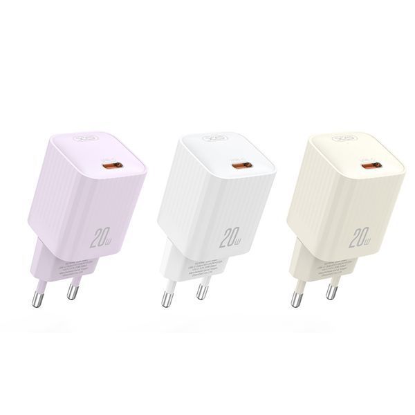 Сетевое зарядное устройство XO L146 PD20W Single USB-C + Lightning cable белый storm_group__XO-L146+L-White фото