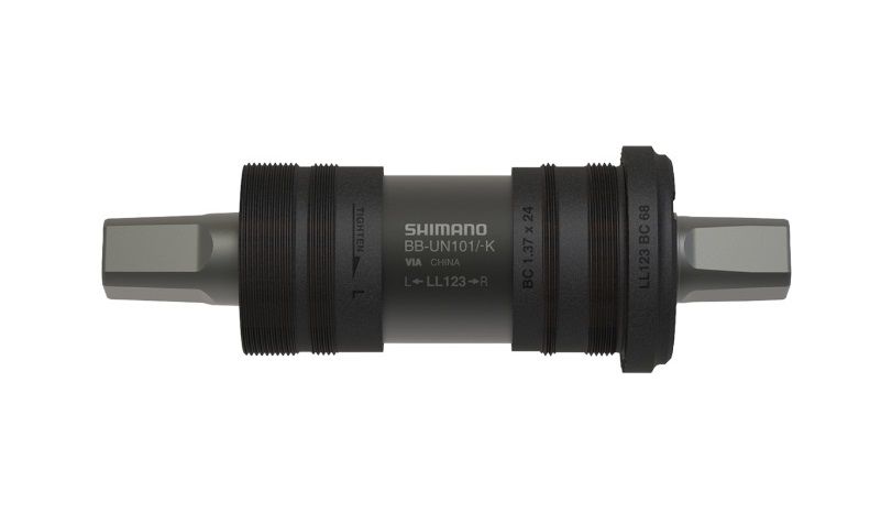 Картридж каретки 122.5х68мм під квадрат чорн. SHIMANO BB-UN101 VLT-BBC-080 фото