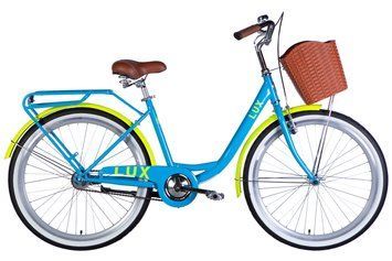 Велосипед ST 26" Dorozhnik LUX Velosteel рама-17" блакитний 2025 VLT-OPS-D-26-290 фото