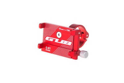 Тримач гаджета GUB G-81 на кермо алюмінієвий, червоний GUB_G-81_RD фото
