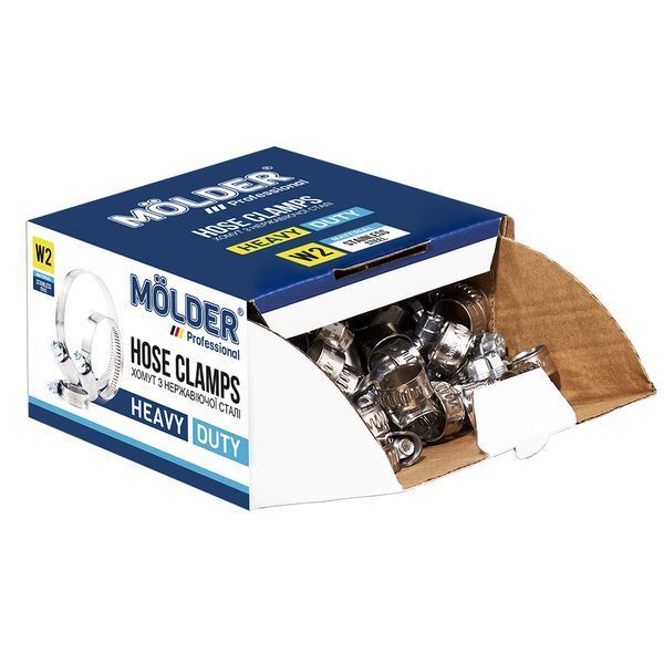 Хомуты Molder 08-12/W2, 9 мм, 100 шт MA40012 фото
