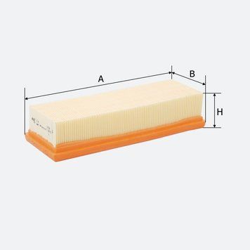 Фильтр воздушный Molder Filter LF 344 (WA6204, LX454, C24401) LF344 фото