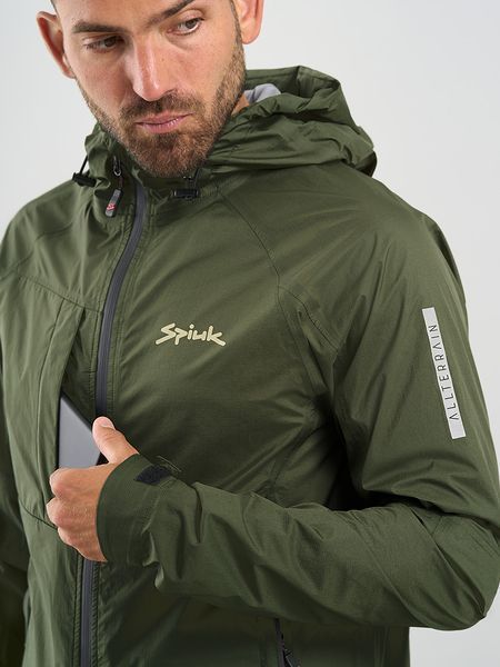 Куртка Spiuk All Terrain Waterproof чоловіча зелена XL VLP-CLP-50-20 фото