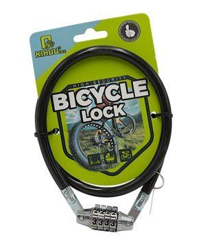 Замок на код 4 цифри KIHUU LOCK (F-6-6) &Oslash;8mm-650mm WVL-040-146 фото