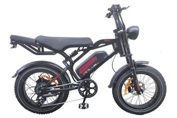 Велосипед з електроприводом 20" ST SPACE POLARIS (new) DD FR рама-21" 48 B 15 А*г 1000 Вт чорний 2026 VLT-ELB-SP-20-010 фото