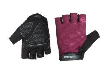 Рукавички ONRIDE Hold 30 Fire, гелеві подушечки, темний фіолетовий розмір M VLPR-2526116104958 фото