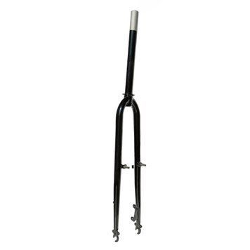 Вилка 26" жорстка жесткая Сталь 1-1/8" disc/v-br безрізьб. під ексцентрик шток-290мм FSD чорний довжина ніг 500мм, шир 80мм VLT-FRK-26-D76 фото