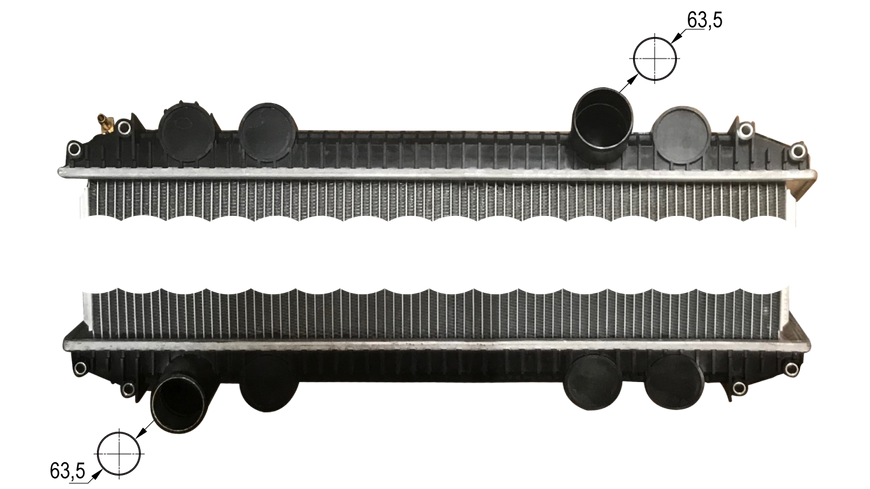 Радіатор без рами [perfekt cooling] Freightliner Century Series MT [97-06р.] 801-FR6727-01 фото