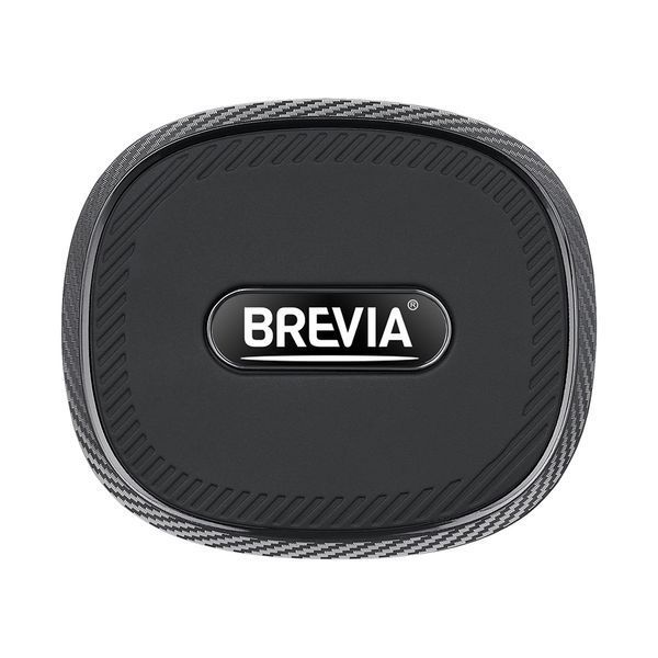 Тримач телефону автомобільний Brevia AirClip MagStrong на дефлектор, 6 магнітів, чорний 48400 фото