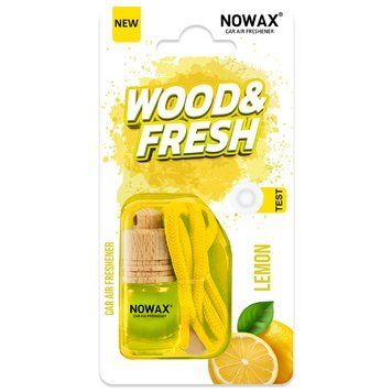 Ароматизатор повітря в блістері Nowax Wood&Fresh - Lemon, NX92051 NX92051 фото