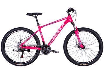 Велосипед AL 27.5" Formula MOTION DD FR рама-18" рожевий з білим 2026 VLT-OPS-FR-27.5-304 фото