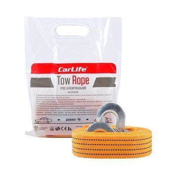 Буксирувальний трос CarLife TR703/P 2,5 т, 4 м TR703/P фото