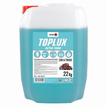 Пена активная для бесконтактной мойки NOWAX TOPLUX ACTIVE FOAM NX20191 концентрат, 22 кг NX20191 фото