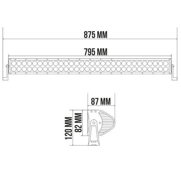 Автолампа світлодіодна BELAUTO BOL6003 CREE Spot LED (60*3w) BOL6003S фото