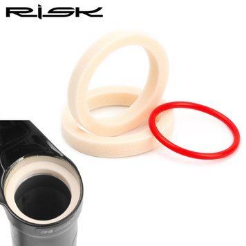 Кільце проставочне передньої вилки паралон 4,5*32 мм чорний RISK RA143 VLT-RIN-068 фото