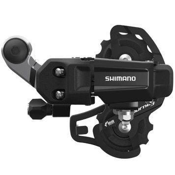 Перемикач задн. 7 індекс max-28T під болт SHIMANO RD-TY200 чорний коротка лапка VLT-DERB-116 фото