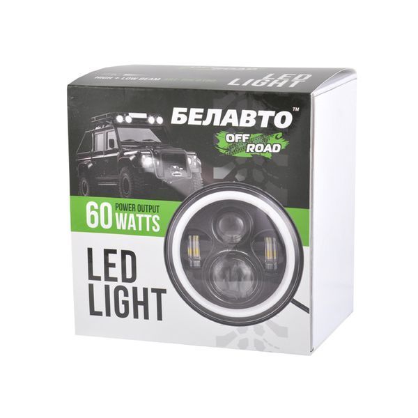 Автолампа світлодіодна BELAUTO BOL0160 10-60V, 60W 4*5W ETI+DRL BOL0160 фото