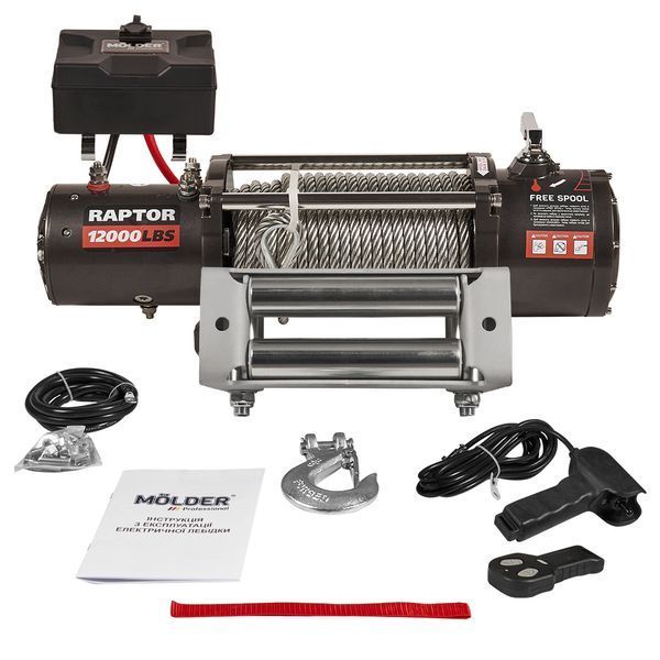 Лебідка MOLDER RAPTOR 12000lbs (6.0hp/4.4kw) MA23120 MA23120 фото